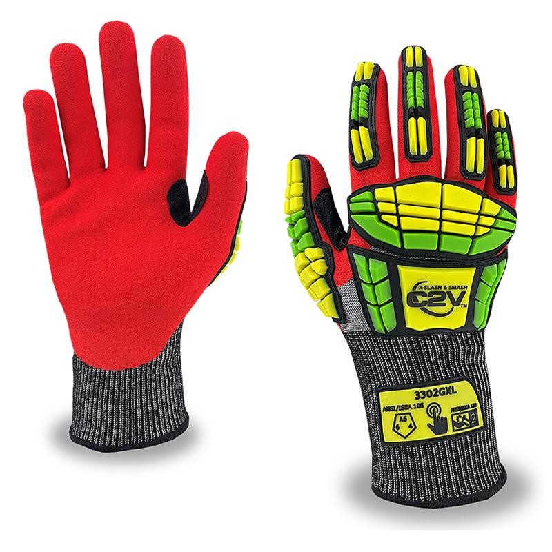 X-Slash/Smash HPPE Glove with Impact Protection, Cut Level A6